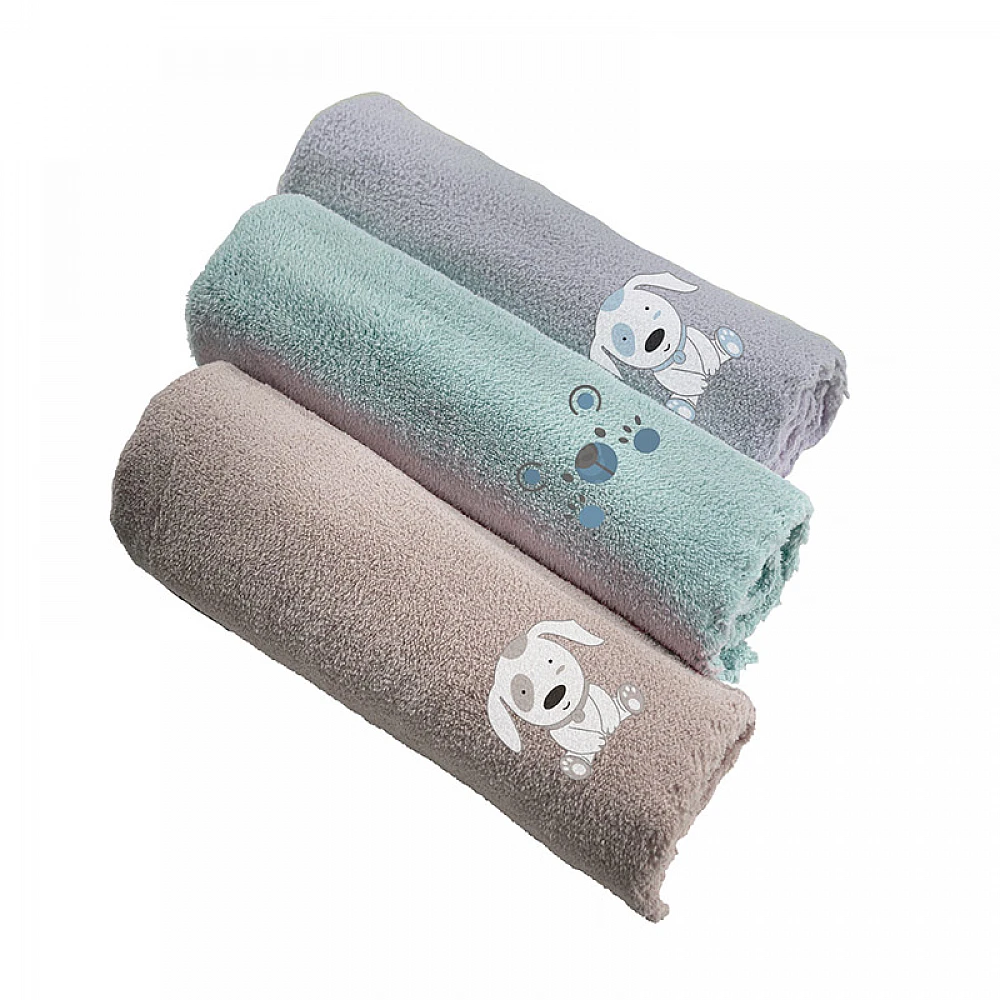 Βρεφική Κουβέρτα Κούνιας 100 x 140 cm Puppy Fleece Natural Guy Laroche 1113086120002