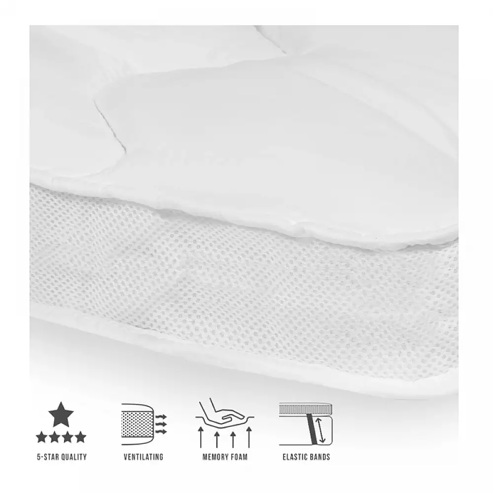 Ανώστρωμα Μονό 80 x 200 cm 3D Air Hotel Memory Foam Sleeptime 8719242075852