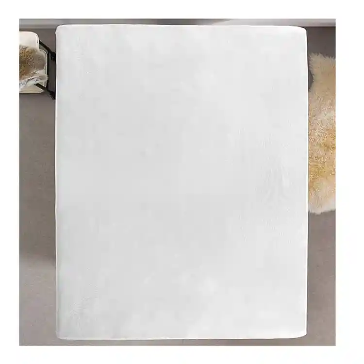 Μονό Σεντόνι Dubbel Jersey με Λάστιχο 80 x 220 x 30 cm Χρώματος Λευκό Dreamhouse 8717703801583