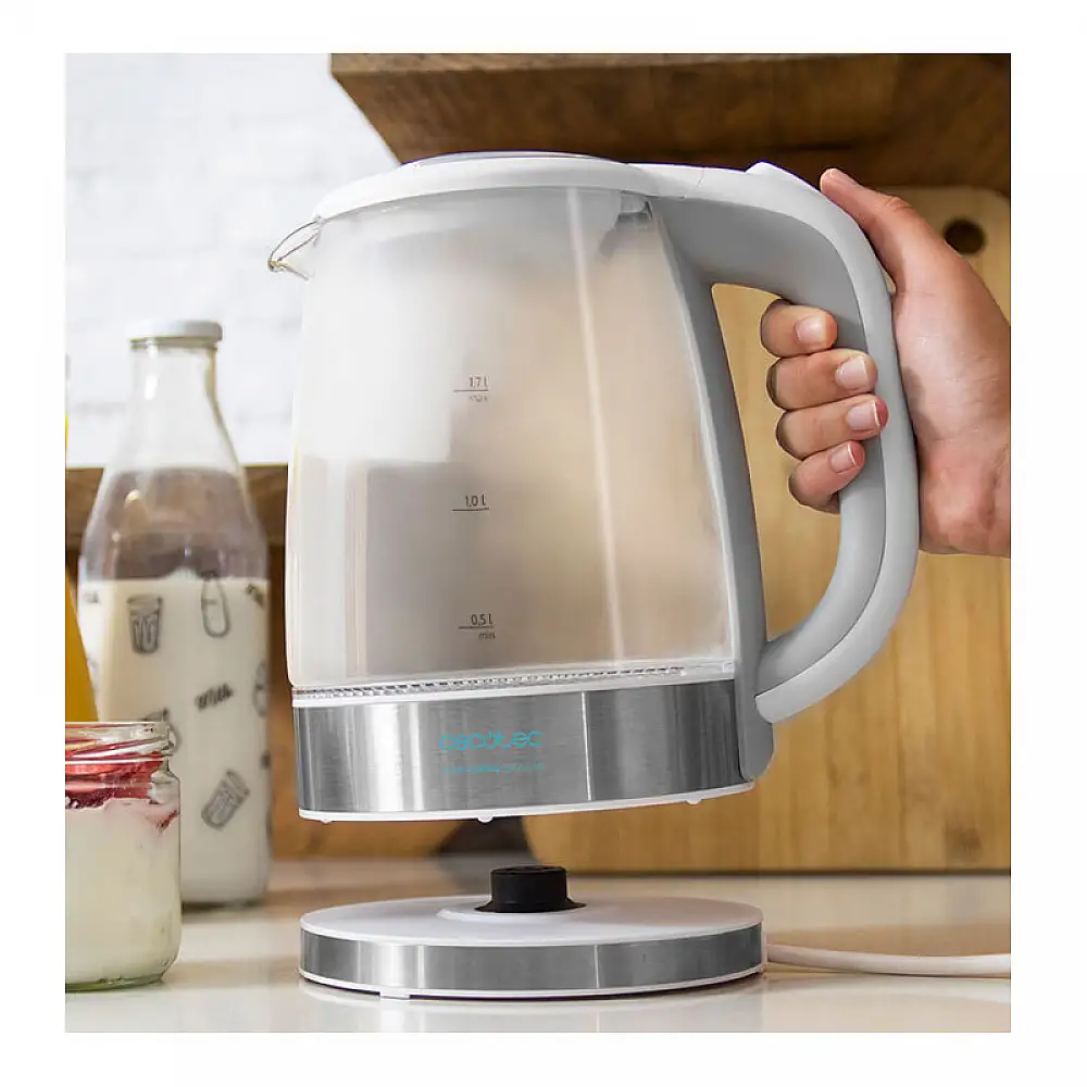 Ασύρματος Ηλεκτρικός Διάφανος Βραστήρας Cecotec Thermosense 350 Clear CEC-01510