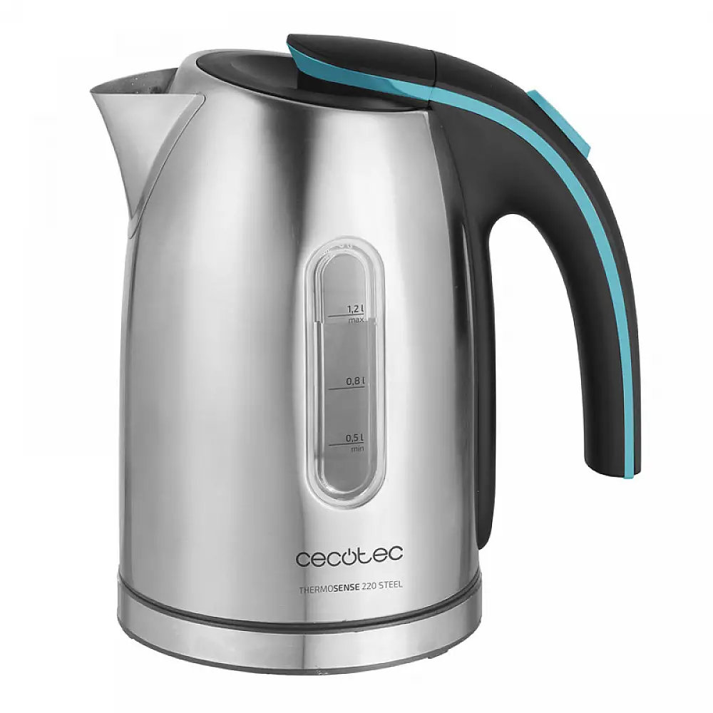 Ανοξείδωτος Ασύρματος Ηλεκτρικός Βραστήρας Cecotec Thermosense 220 Steel CEC-01513