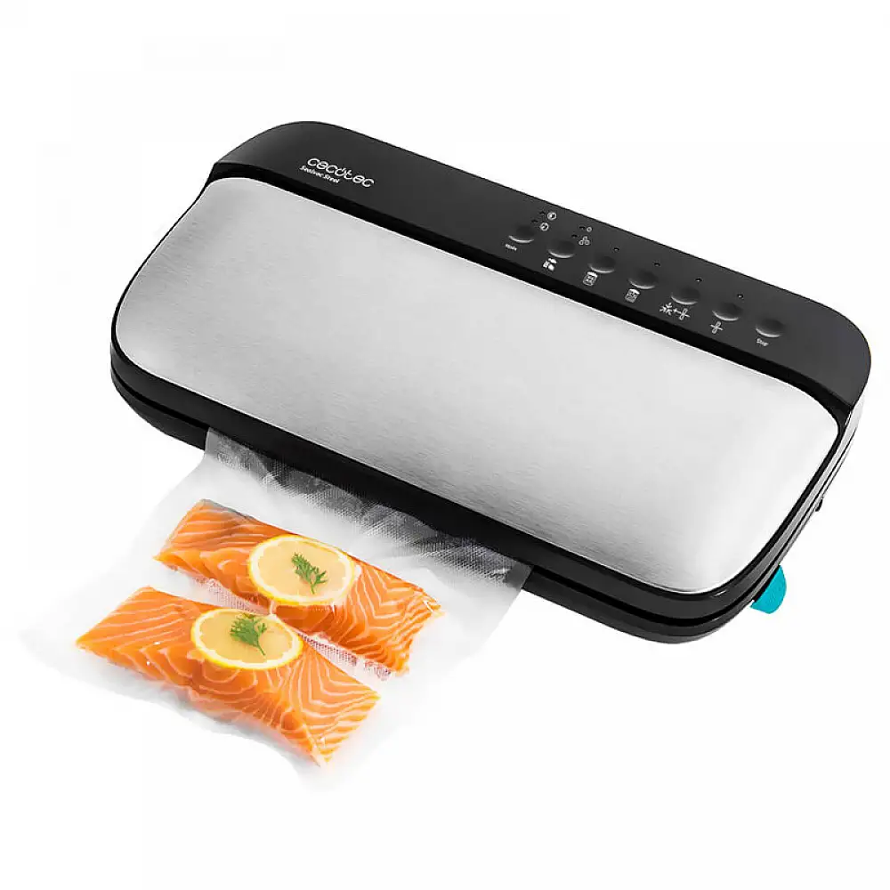 Επαγγελματική Συσκευή Σφραγίσματος Τροφίμων Cecotec σε Σακούλα Sealvac Steel CEC-04070