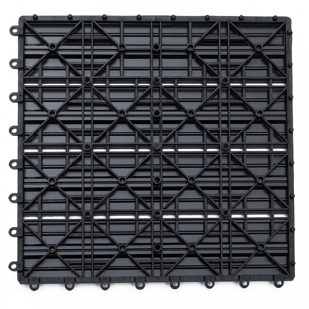 Outsunny Garden Tiles Interlocking Σετ 11 πλακάκια πλακοστρώσεων κήπου εξωτερικού χώρου, γκρι, 30x30x2,2cm 844-214GY Outsunny Garden Tiles Interlocking Σετ 11 πλακάκια πλακοστρώσεων κήπου εξωτερικού χώρου, γκρι, 30x30x2,2cm 844-214GY