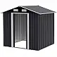 Υπόστεγο Outsunny Garden 2x1,5x1,9m από γαλβανισμένο χάλυβα, διπλή συρόμενη πόρτα και 4 εισαγωγές αέρα 845-536