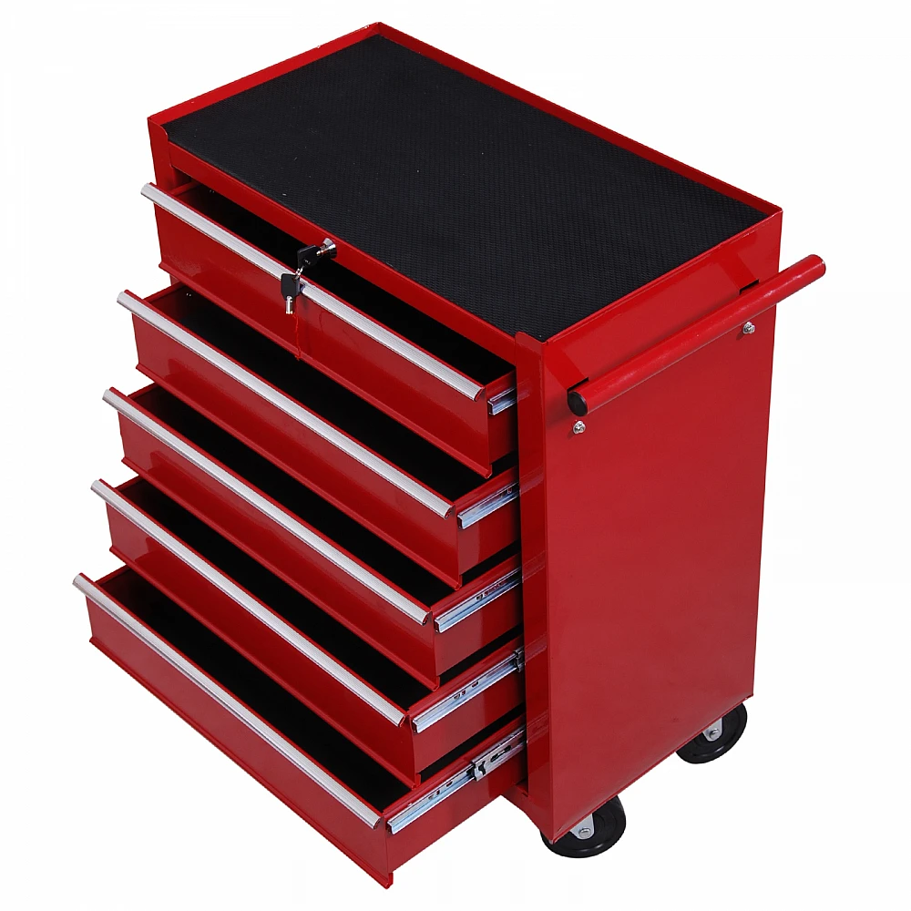 HomCom Trolley Toolbox for workshop, κόκκινο, 67,5x33x77cm E2-0004 HomCom Trolley Toolbox for workshop, κόκκινο, 67,5x33x77cm E2-0004