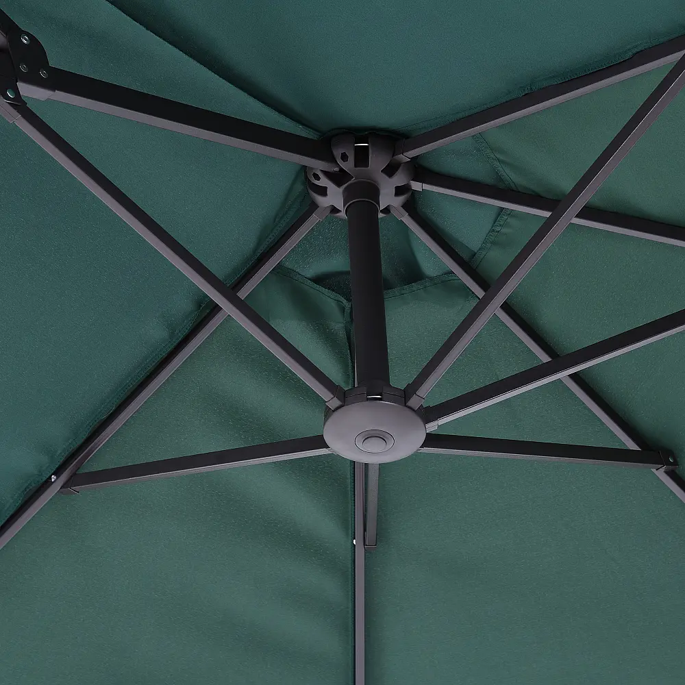 Outsunny Outsunny Outdoor Double Canopy Parasol, Anti UV 460 x 270 x 240, Πράσινο, Καφέ 84D-031V01 Outsunny Outsunny Outdoor Double Canopy Parasol, Anti UV 460 x 270 x 240, Πράσινο, Καφέ 84D-031V01