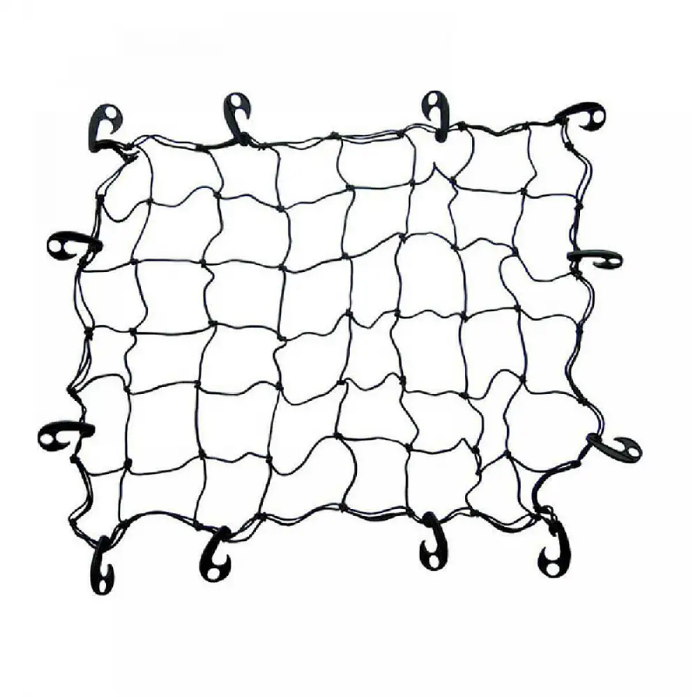 Δίχτυ Αποσκευών Αυτοκινήτου με Γάντζους 120 x 80 cm AMiO 01273