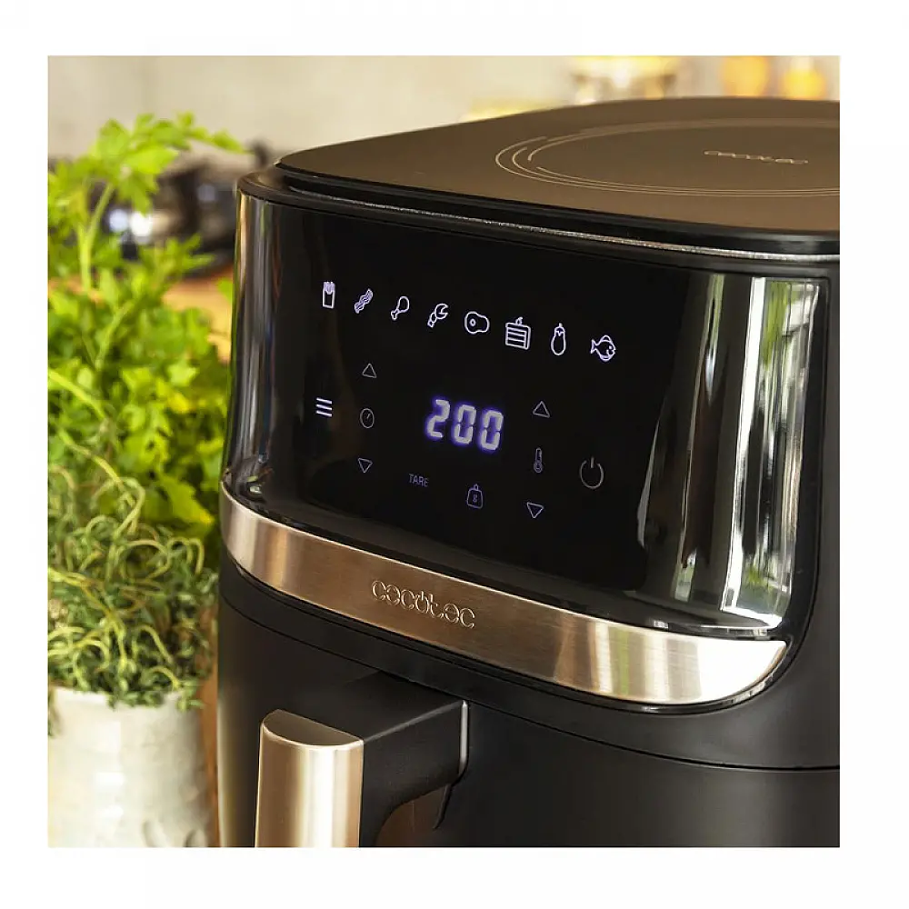 Ψηφιακή Φριτέζα Αέρος Χωρίς Λάδι 5.5 Lt 1700 W Cecofry Advance Precision Inox Cecotec CEC-03214
