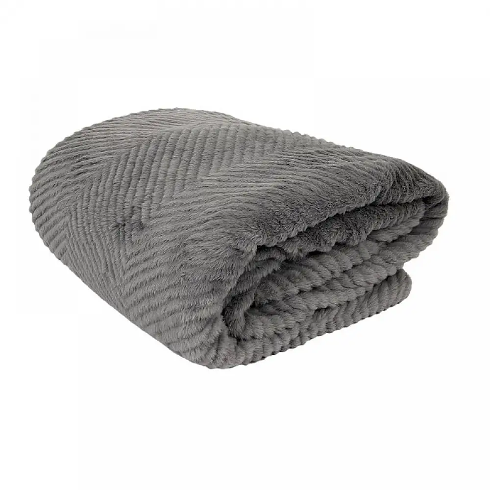 Κουβέρτα Μονή Διπλής Όψης Sherpa Προβατάκι 140 x 200 cm Home Deco Factory TX9474