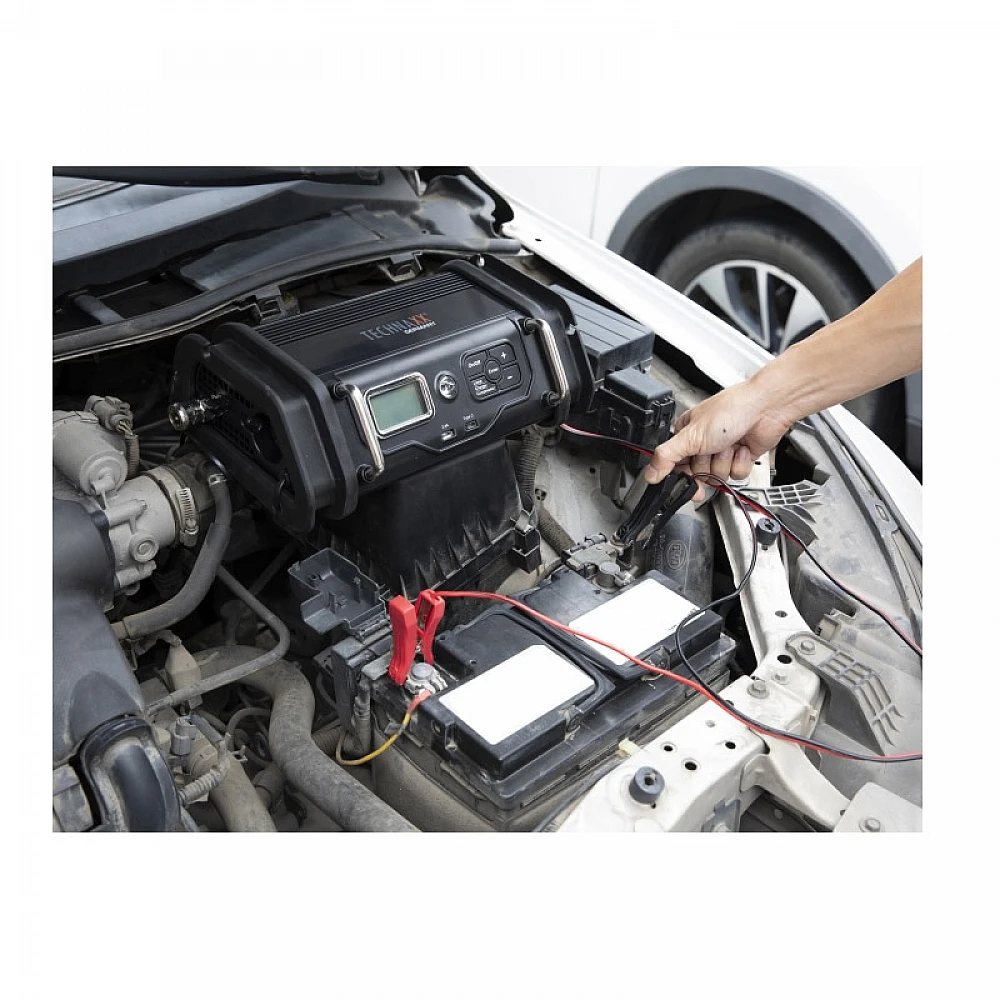 Φορτιστής Μπαταρίας Αυτοκινήτου 6/12V 10A με Φακό και Συμπιεστή Αέρα Technaxx TX-193