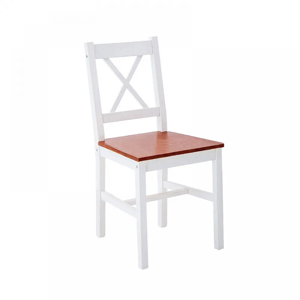 Σετ Ξύλινο Τραπέζι Κουζίνας 108 x 64 x 73 cm με 4 Καρέκλες Hoppline HOP1001322