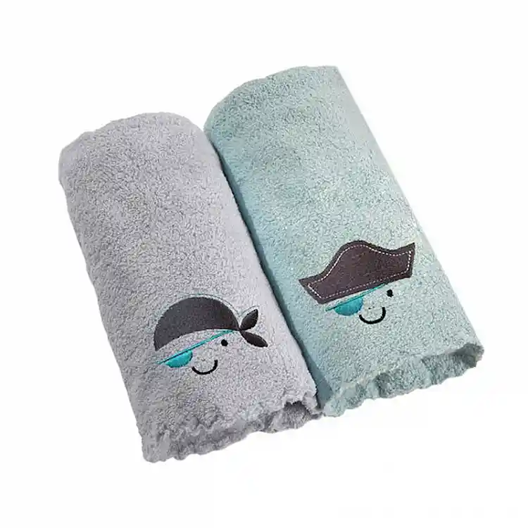 Σετ με 2 Βρεφικές Πετσέτες 35 x 50 cm Blue Grey 2 τμχ Boy Set 2 Guy Laroche 1122086222001