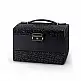 Κοσμηματοθήκη - Μπιζουτιέρα 17.5 x 13.7 x 12.5 cm Χρώματος Μαύρο Massido MS-705-Black