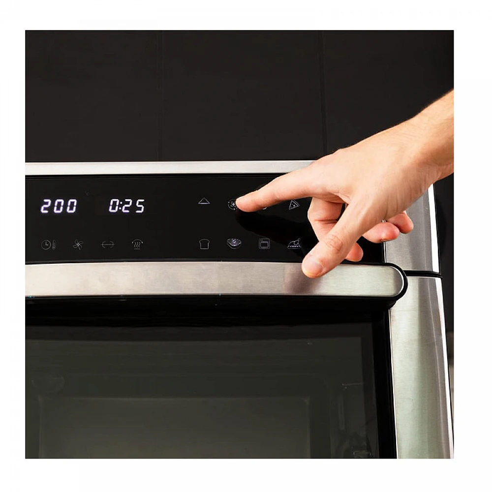 Ηλεκτρικός Φούρνος με Αέρα 30 Lt 1600 W Cecotec Bake&Fry 3000 Touch Steel CEC-02258 Ηλεκτρικός Φούρνος με Αέρα 30 Lt 1600 W Cecotec Bake&Fry 3000 Touch Steel CEC-02258