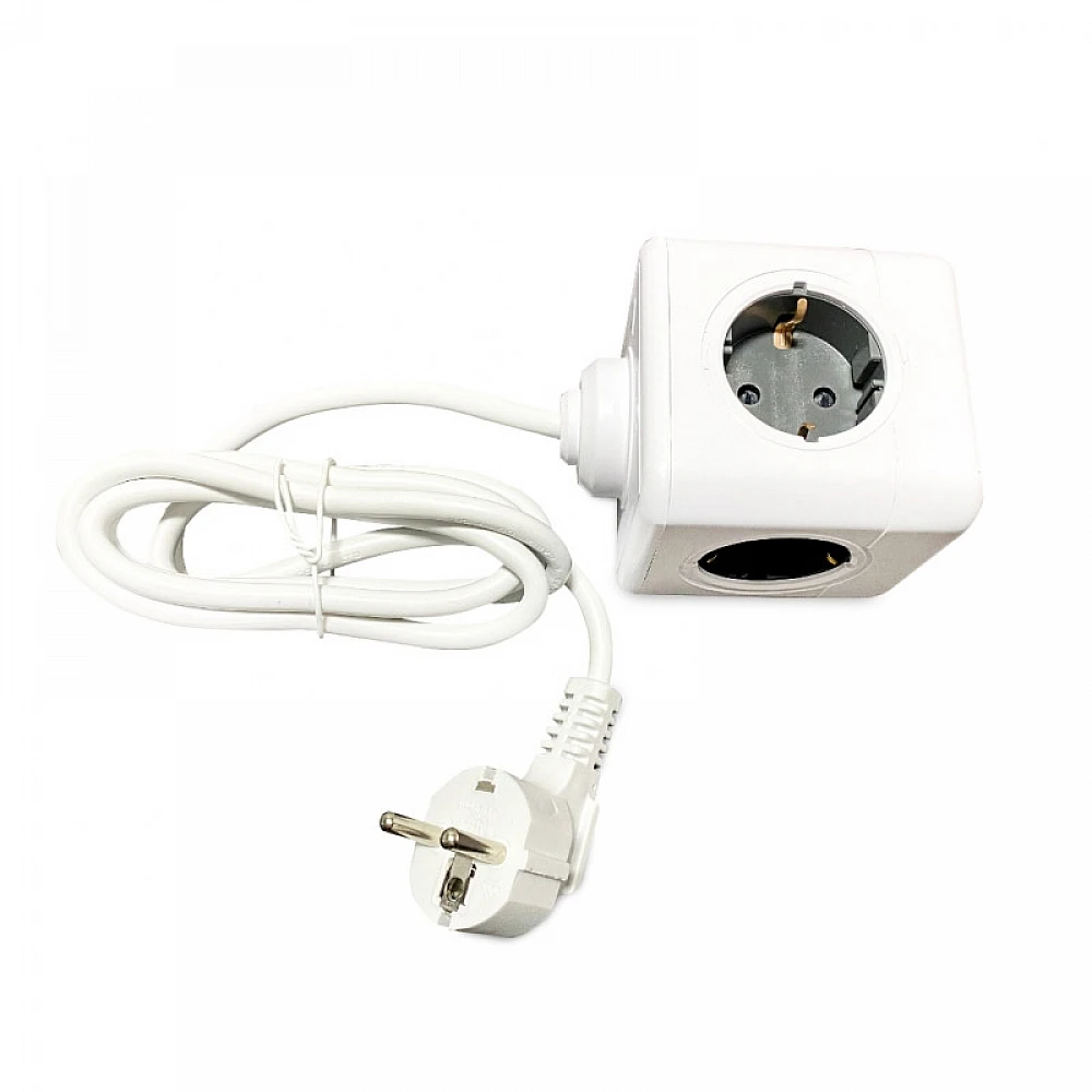 Πολύπριζο Κύβος 4 Θέσεων με 3 Θύρες USB Technaxx Power Cube TX-195
