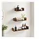 Σετ Επιτοίχια Ξύλινα Ράφια 60 x 15 x 10 cm 3 τμχ Songmics LWS066T01 Σετ Επιτοίχια Ξύλινα Ράφια 60 x 15 x 10 cm 3 τμχ Songmics LWS066T01