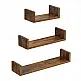 Σετ Επιτοίχια Ξύλινα Ράφια 60 x 15 x 10 cm 3 τμχ Songmics LWS066T01 Σετ Επιτοίχια Ξύλινα Ράφια 60 x 15 x 10 cm 3 τμχ Songmics LWS066T01