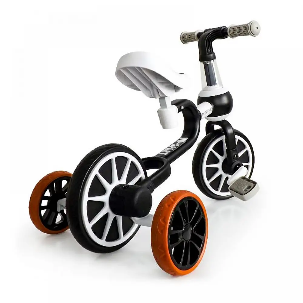 Παιδικό Ποδήλατο Ισορροπίας 4 σε 1 Χρώματος Μαύρο Ecotoys LC-V1311-Black
