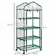 Outsunny Vertical Plant Θερμοκήπιο με 4 Ράφια Ατσάλι και Λευκό PVC, 69x50x165cm 845-228V04TP