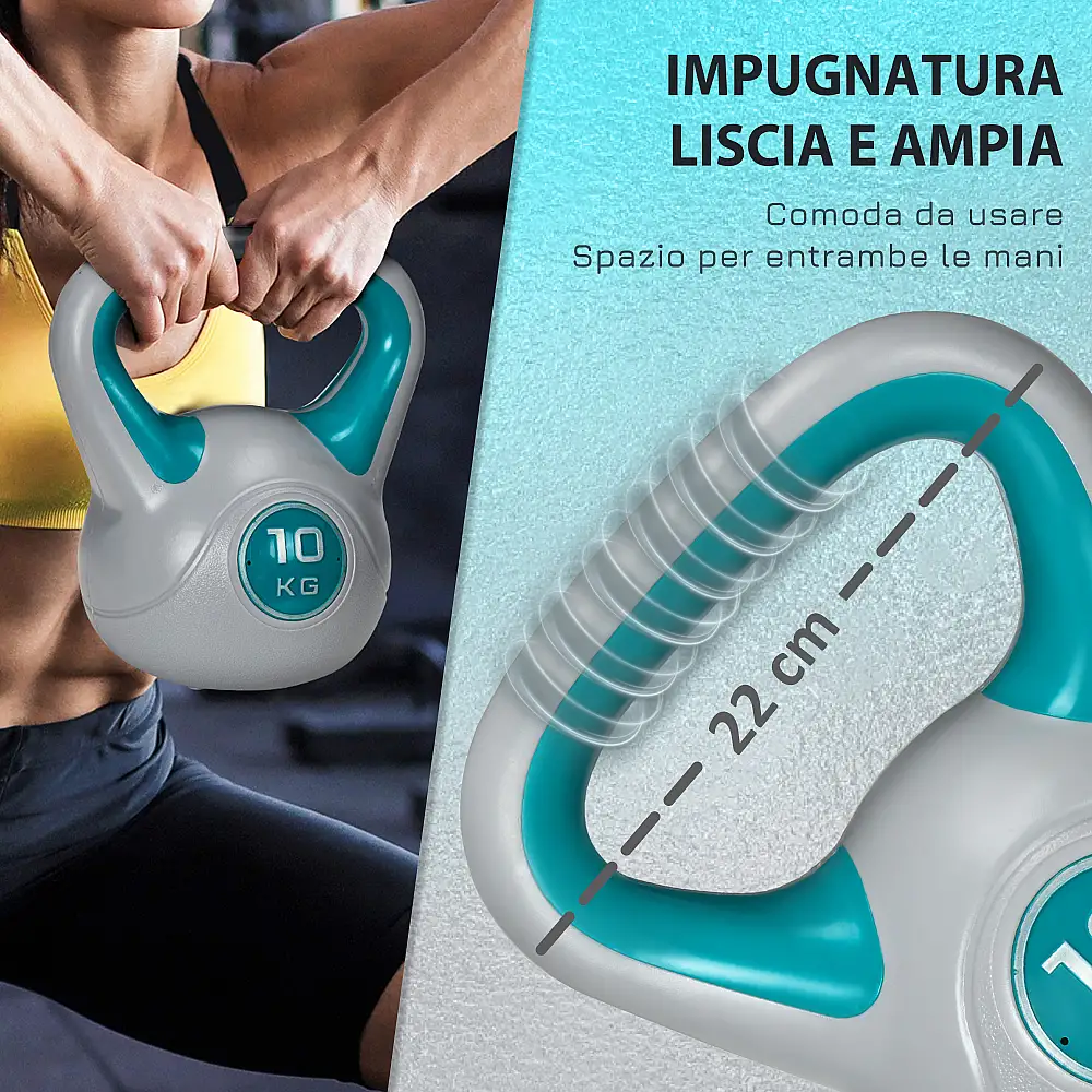 Kettlebell 10 Kg SPORTNOW A91-255V04DG