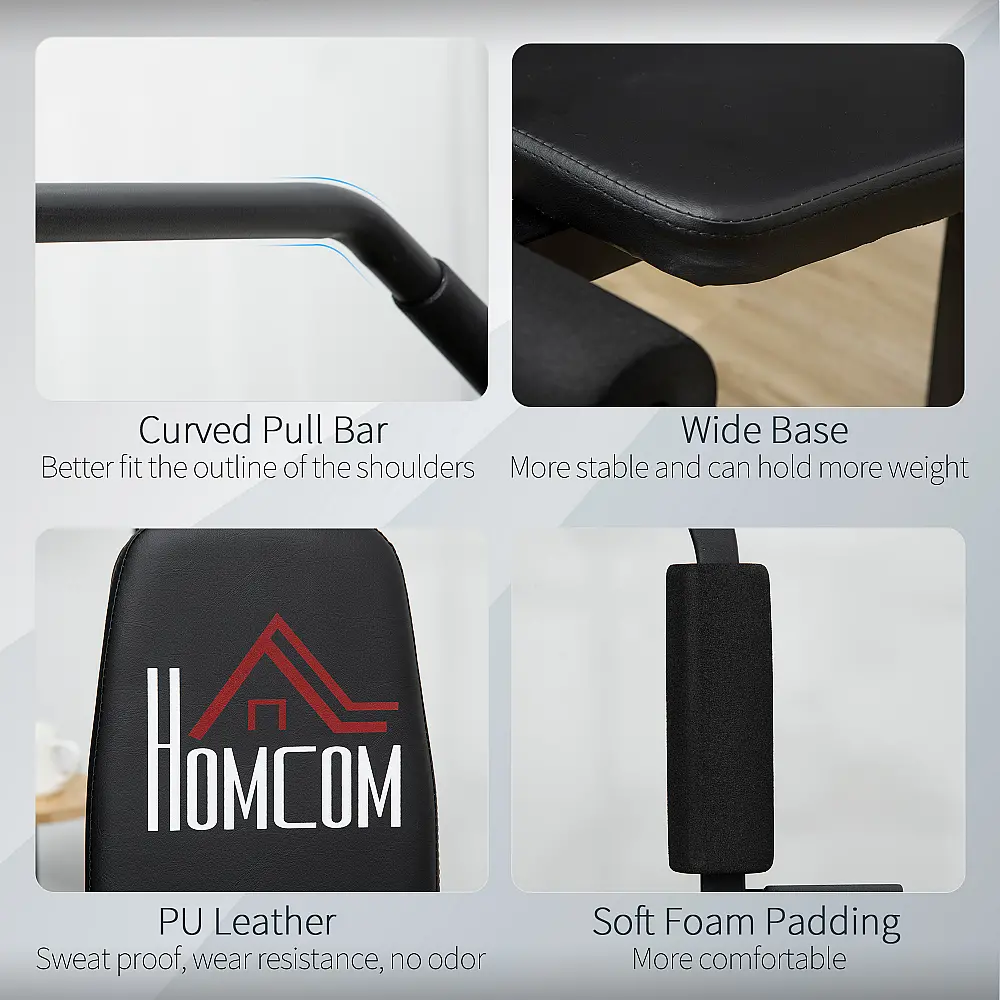 HOMCOM Fitness Station με βάρη 45kg για οικιακή και επαγγελματική προπόνηση, Πολυλειτουργικό Steel Gym, 135x103x210cm, Μαύρο A91-176 HOMCOM Fitness Station με βάρη 45kg για οικιακή και επαγγελματική προπόνηση, Πολυλειτουργικό Steel Gym, 135x103x210cm, Μαύρο A91-176