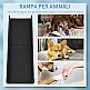 PawHut PP Dog Ramp με αντιολισθητική επίστρωση, για μπότες αυτοκινήτου μικρότερο από 75cm, 155x39x14cm, Μαύρο D06-153V00BK