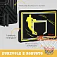 Sportnow Τσέρκι Μπάσκετ για εσωτερικούς και εξωτερικούς χώρους παιδιά και ενήλικες από ατσάλι και PE, 110x90x70 cm, Μαύρο και κίτρινο A61-034V00OG Sportnow Τσέρκι Μπάσκετ για εσωτερικούς και εξωτερικούς χώρους παιδιά και ενήλικες από ατσάλι και PE, 110x90x70 cm, Μαύρο και κίτρινο A61-034V00OG