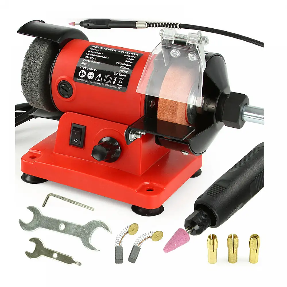 Δίδυμος Τροχός - Λειαντήρας Πάγκου 150 W MAR-POL M79208