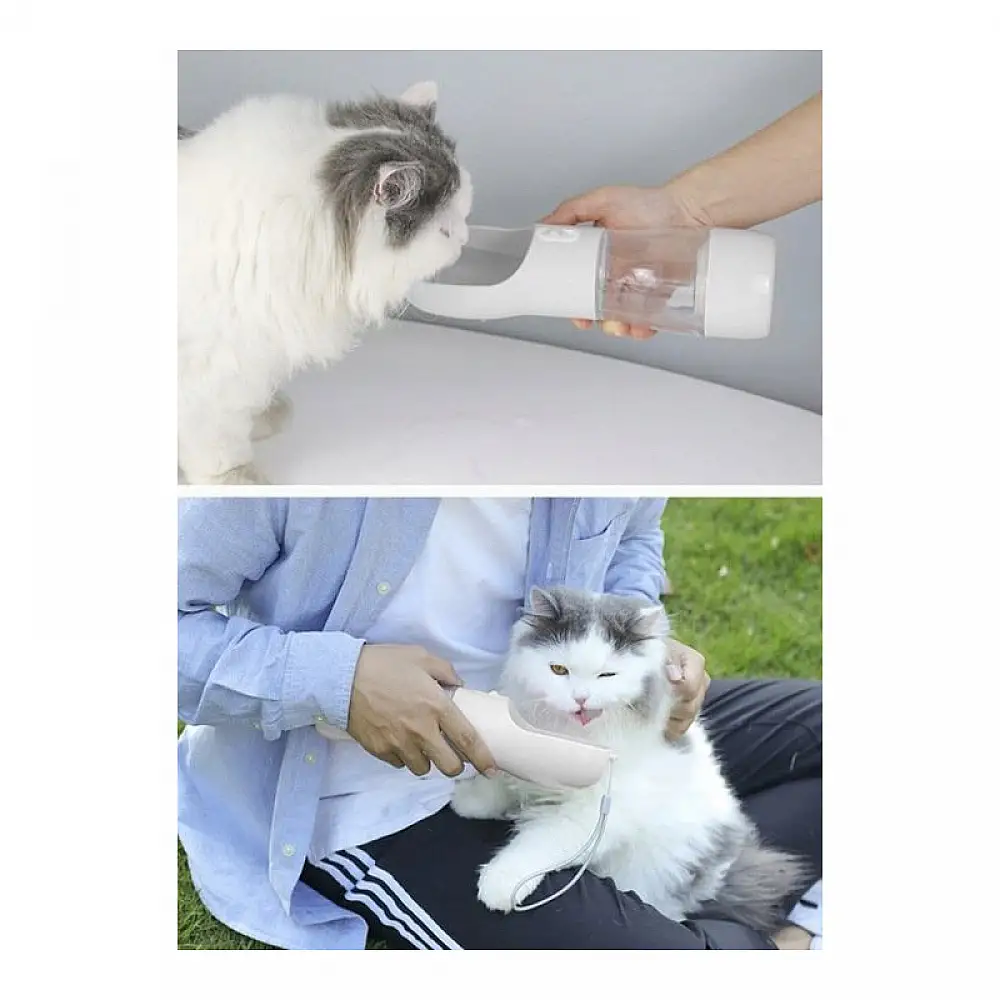 Φορητό Δοχείο Νερού & Φαγητού για Κατοικίδια 2 σε 1 Purlov 21033