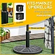 Outsunny Round Rattan Effect Garden Base Parasol Ø45cm Βάρος 9,5kg, Μαύρο 84D-170V01BK Outsunny Round Rattan Effect Garden Base Parasol Ø45cm Βάρος 9,5kg, Μαύρο 84D-170V01BK