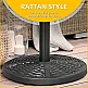 Outsunny Round Rattan Effect Garden Base Parasol Ø45cm Βάρος 9,5kg, Μαύρο 84D-170V01BK Outsunny Round Rattan Effect Garden Base Parasol Ø45cm Βάρος 9,5kg, Μαύρο 84D-170V01BK