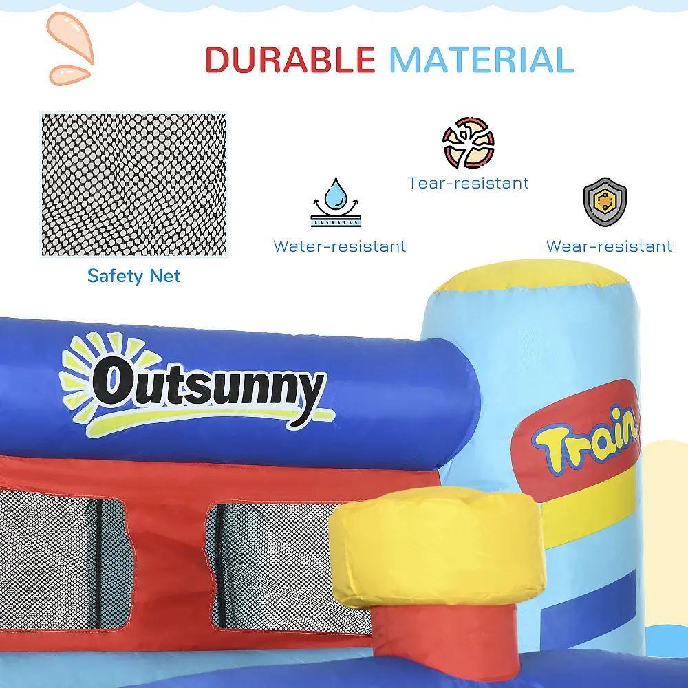 Outsunny Bouncy Castle για παιδιά 3-8 ετών με τραμπολίνο, τσουλήθρα και πισίνα, 435x245x200 cm 342-058V90 Outsunny Bouncy Castle για παιδιά 3-8 ετών με τραμπολίνο, τσουλήθρα και πισίνα, 435x245x200 cm 342-058V90