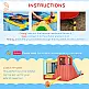 Outsunny Bouncy Castle για παιδιά 3-8 ετών με τραμπολίνο, τσουλήθρα και πισίνα, 435x245x200 cm 342-058V90 Outsunny Bouncy Castle για παιδιά 3-8 ετών με τραμπολίνο, τσουλήθρα και πισίνα, 435x245x200 cm 342-058V90