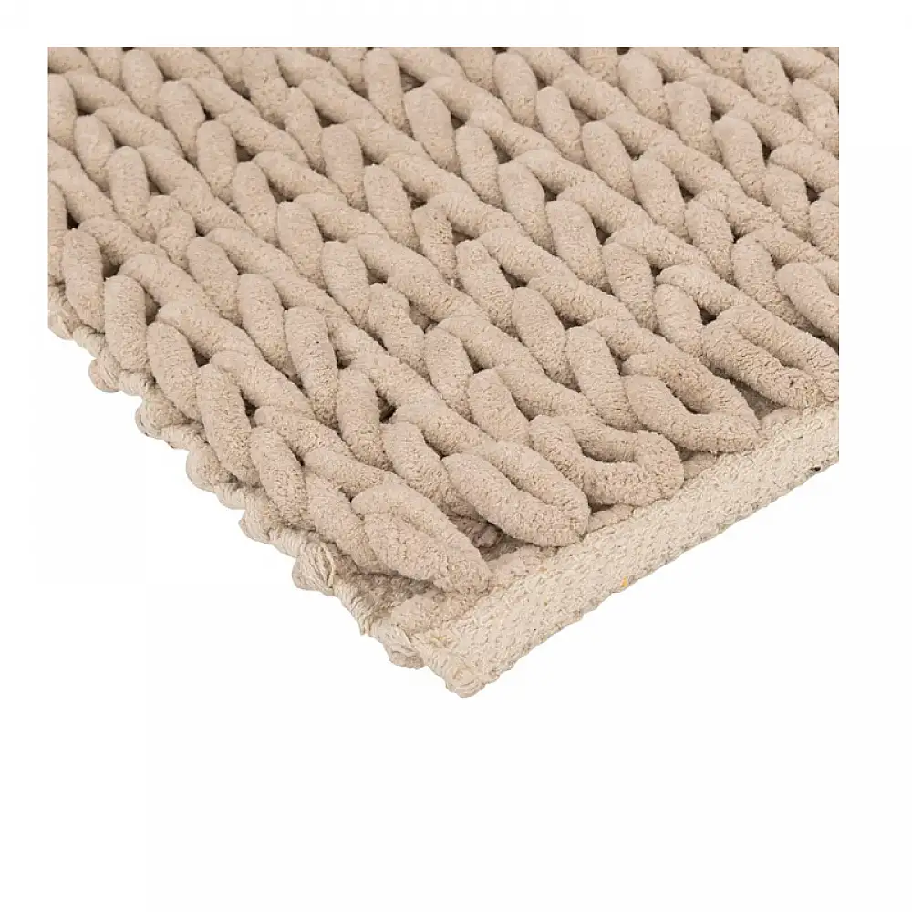 Χαλάκι Μπάνιου 120 x 50 x 2 cm Χρώματος Μπεζ 5Five Simply Smart 174727O