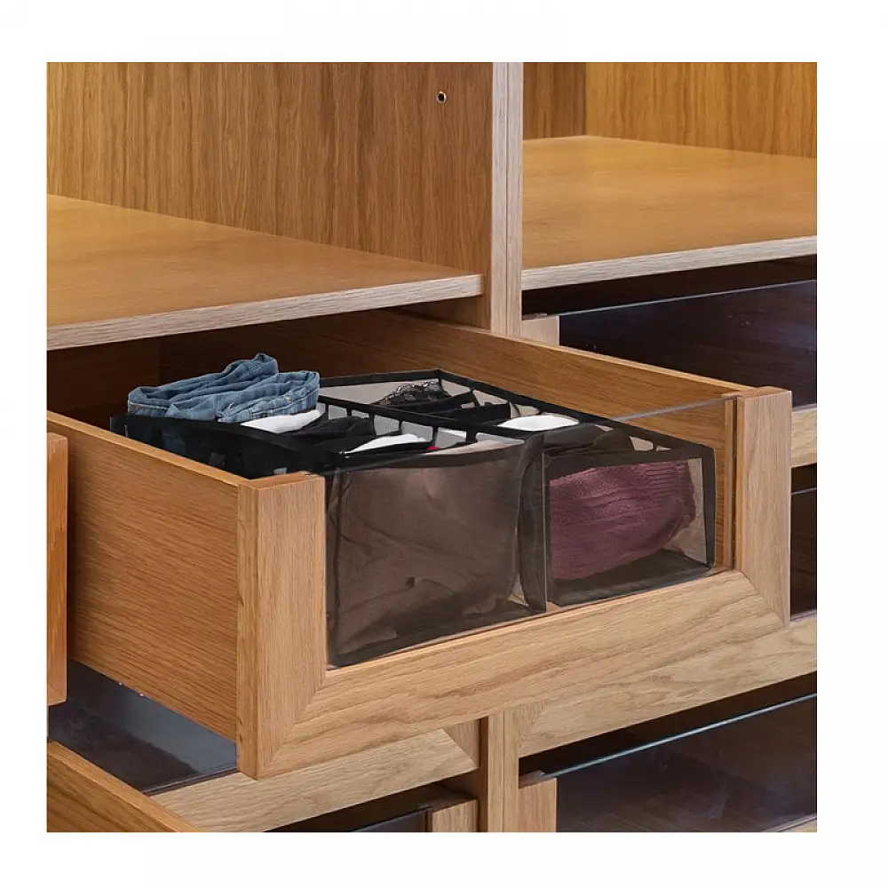 Θήκη Οργάνωσης Ρούχων με 9 Διαμερίσματα 32 x 25 x 17 cm JE CHERCHE UNE IDEE RG6425