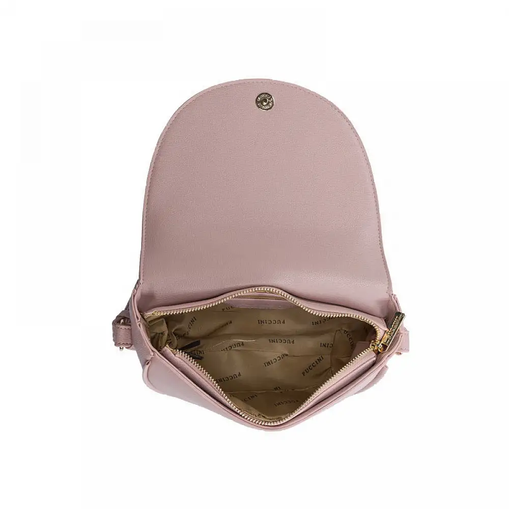 Γυναικεία Τσάντα Χιαστί Χρώματος Ροζ Puccini BML019-3C