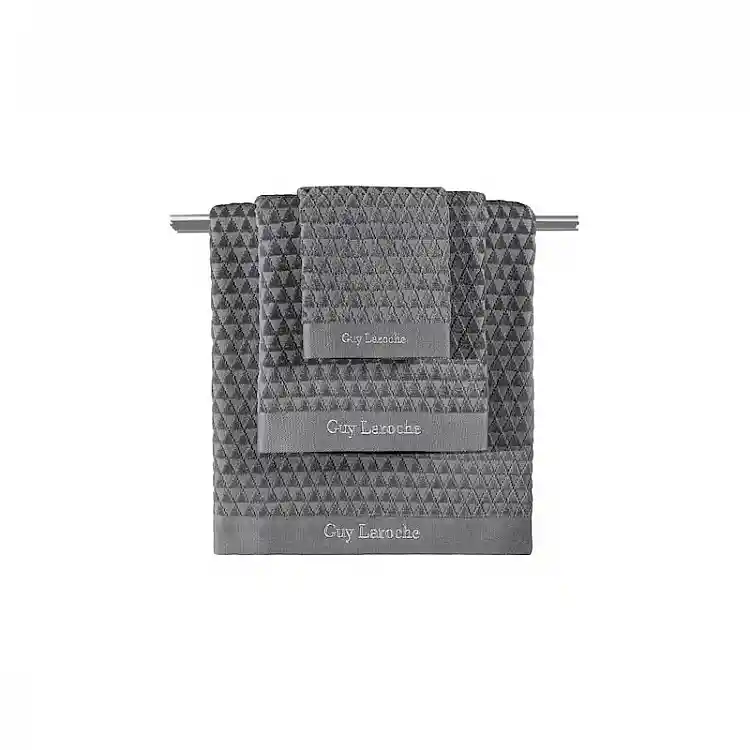 Σετ με 3 Πετσέτες Μπάνιου 100% Βαμβάκι Tokyo Anthracite Guy Laroche 1122090123007