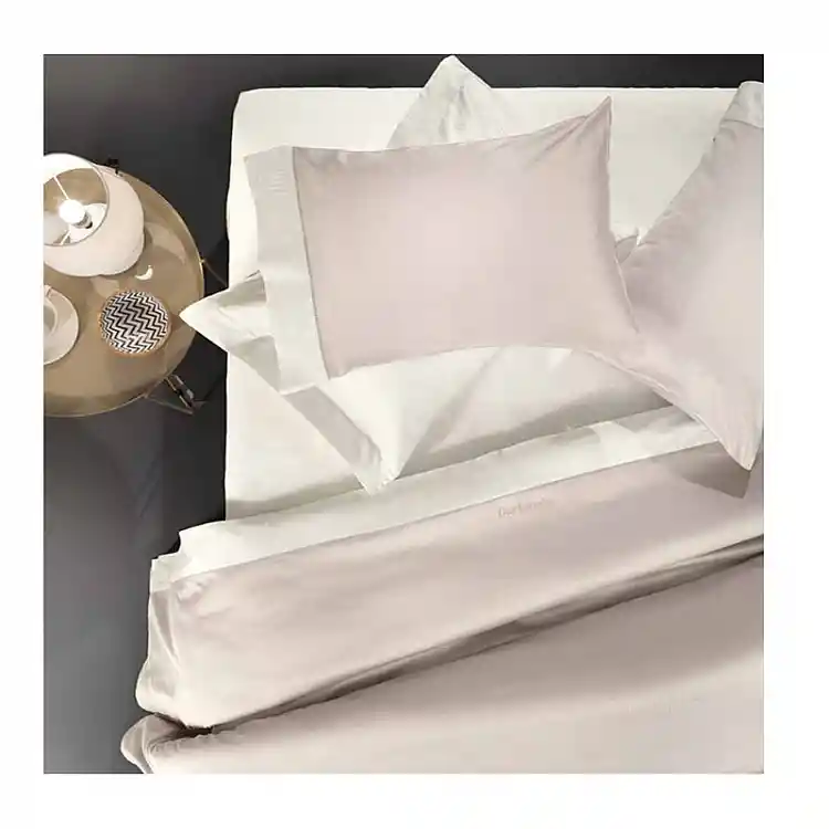 Σετ King Size Σεντόνια με 2 Μαξιλαροθήκες 270 x 280 cm 4 τμχ Silky Natural/Ivory Guy Laroche 1110030119005