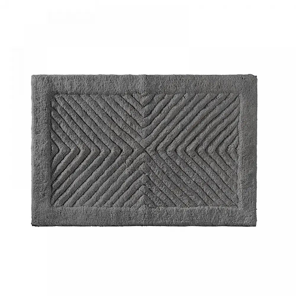 Πατάκι Μπάνιου 100% Βαμβάκι 55 x 85 cm Mozaik Titanium Guy Laroche 1127091120037