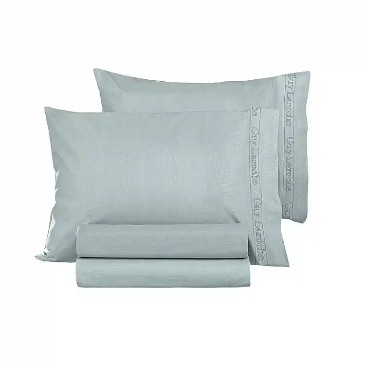 Σεντόνι King Size 270 x 280 cm 100% Βαμβάκι Περκάλι Color Plus Mint Guy Laroche 1110092123123