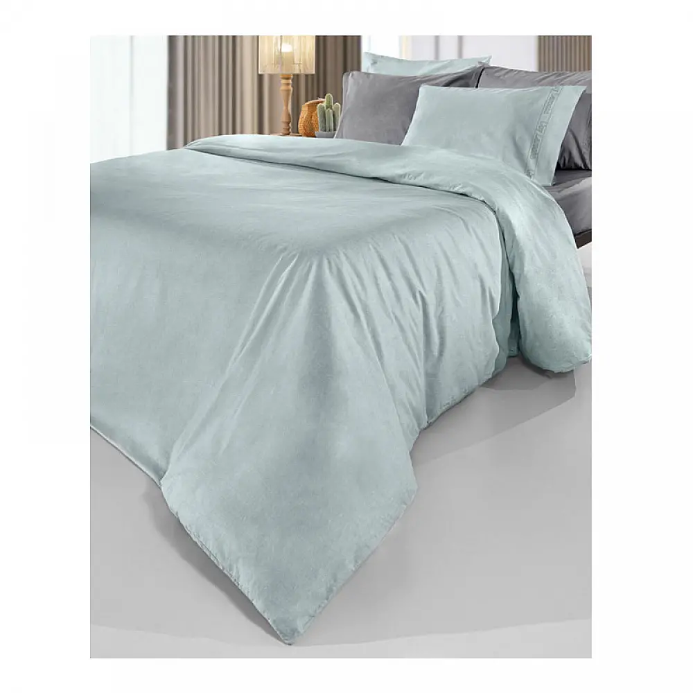 Σεντόνι Διπλό 200 x 265 cm 100% Βαμβάκι Περκάλι Color Plus Mint Guy Laroche 1110092123083