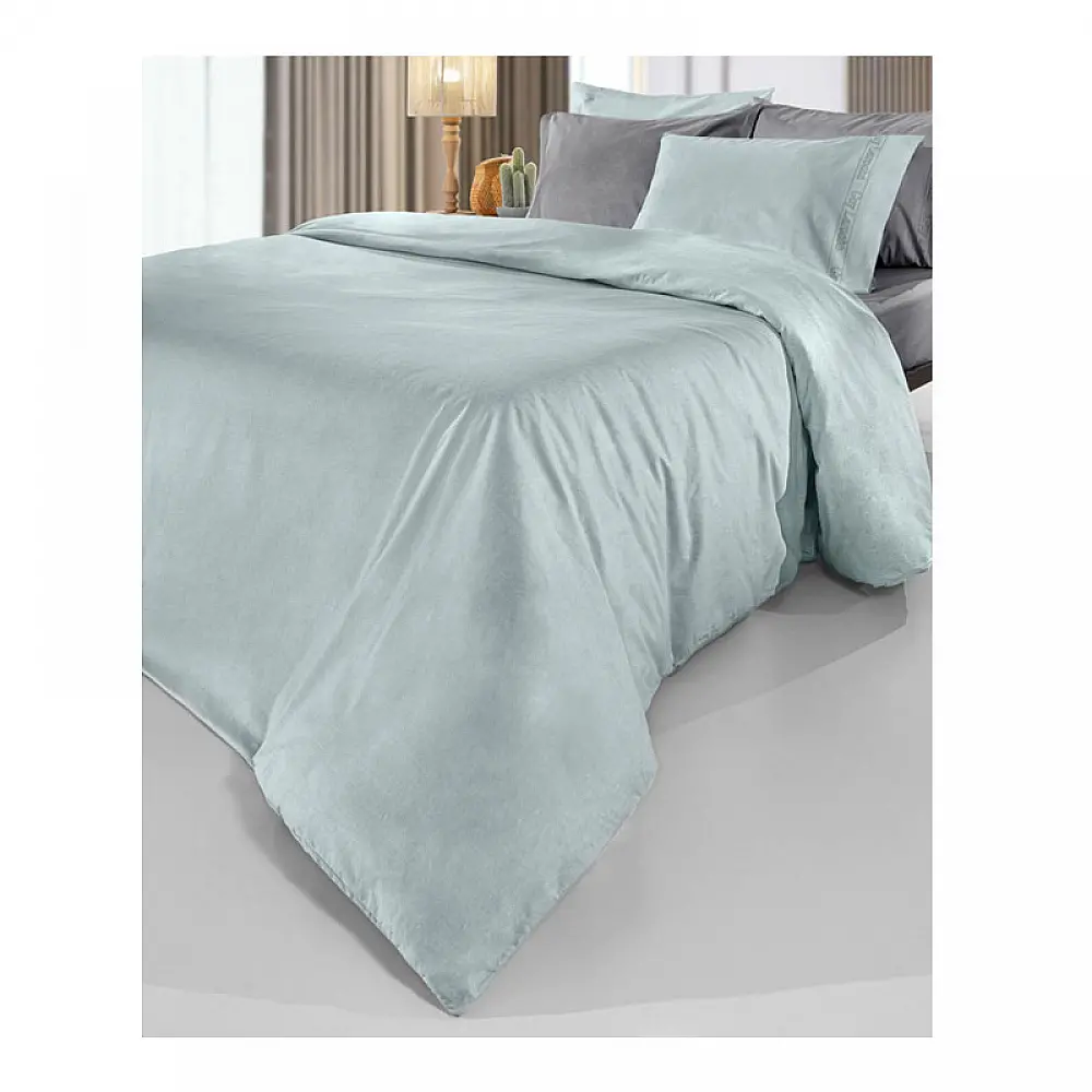 Σεντόνι Μονό με Λάστιχο 100 x 200+32 cm 100% Βαμβάκι Περκάλι Color Plus Mint Guy Laroche 1110092123075