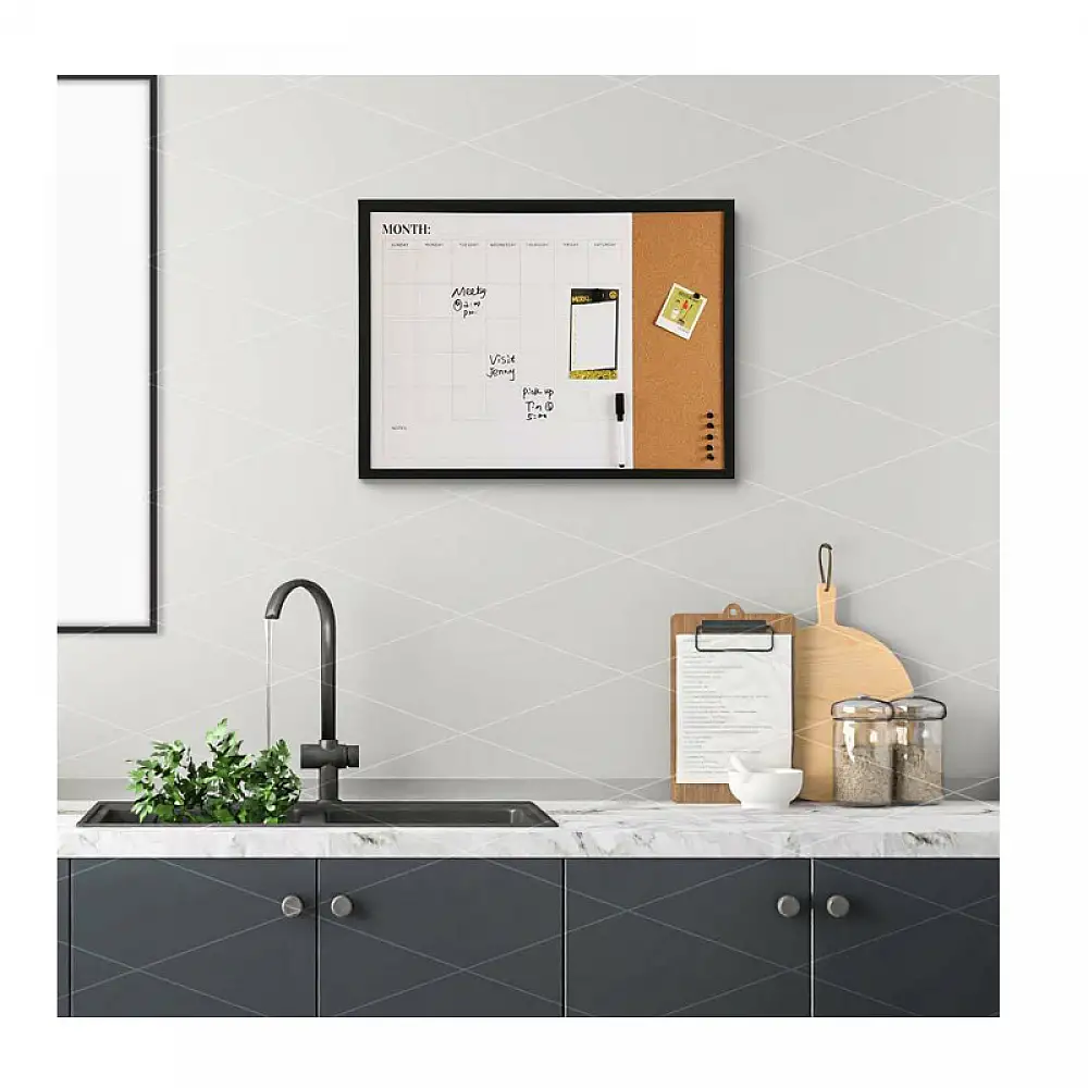 Πίνακας Ανακοινώσεων Μαγνητικός - Φελλού 2 σε 1 60 x 40 cm Bakaji 02012496