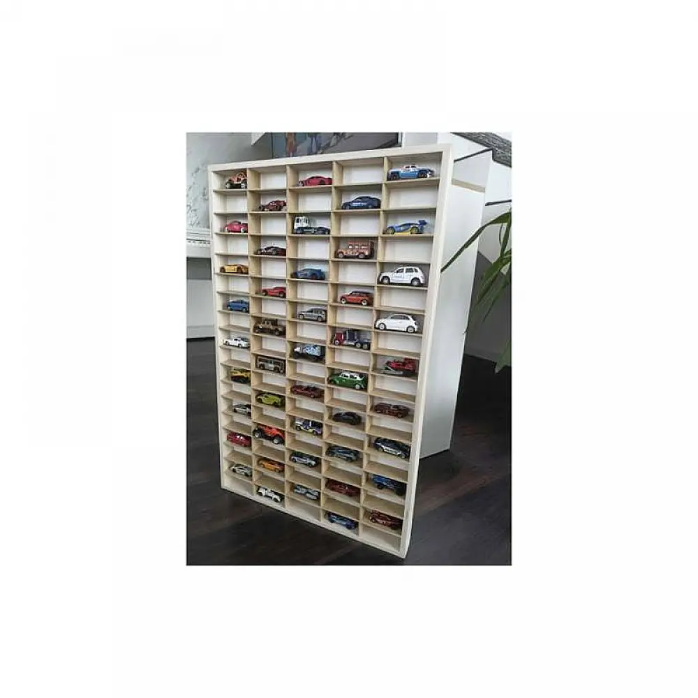 Ξύλινο Ράφι για Αυτοκινητάκια 90 Θέσεων 50 x 4.5 x 78.5 cm Kruzzel 21997