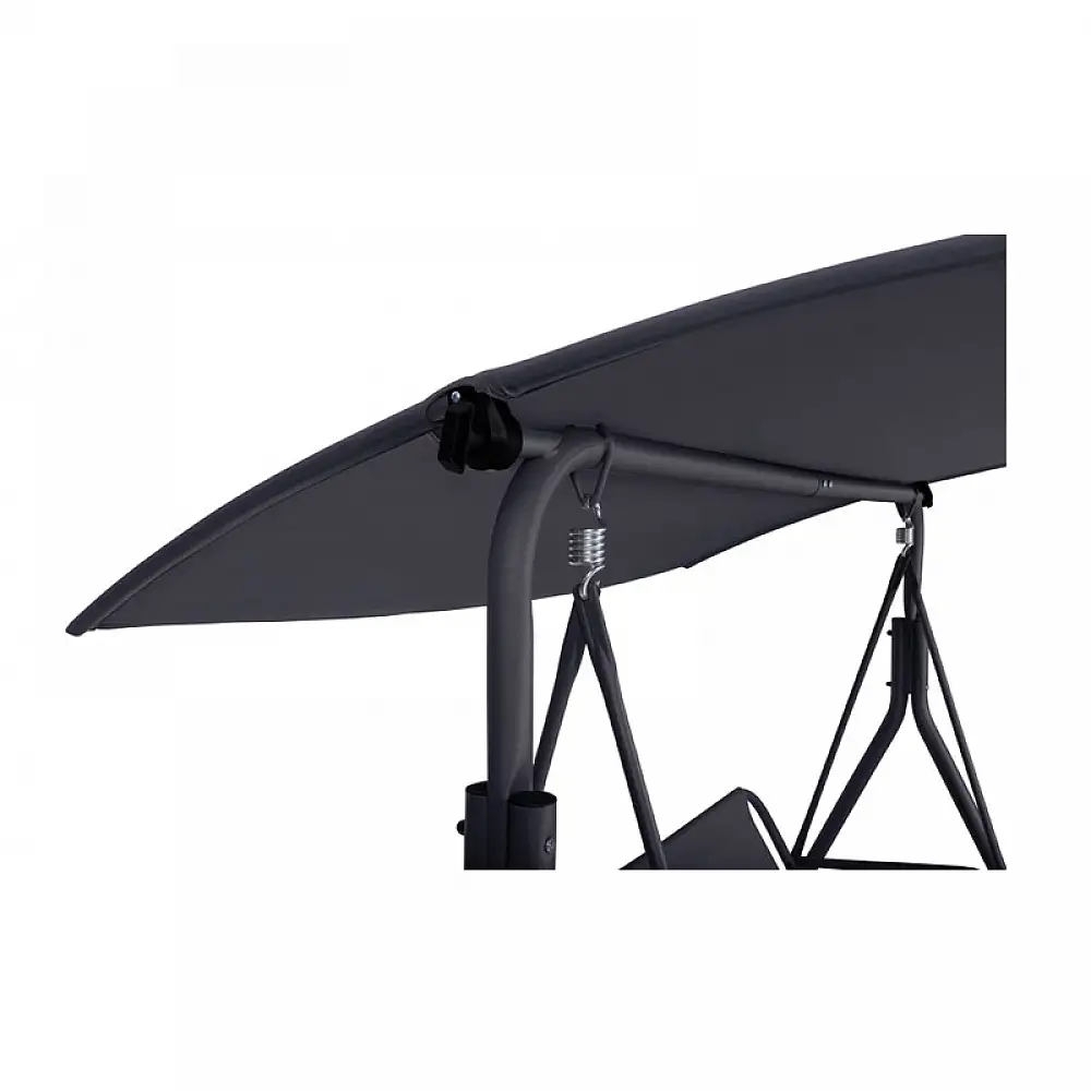 Μεταλλική Διθέσια Κούνια Εξωτερικού Χώρου με Κεκλιμένη Οροφή 170 x 120 x 154 cm Inkazen 40044268