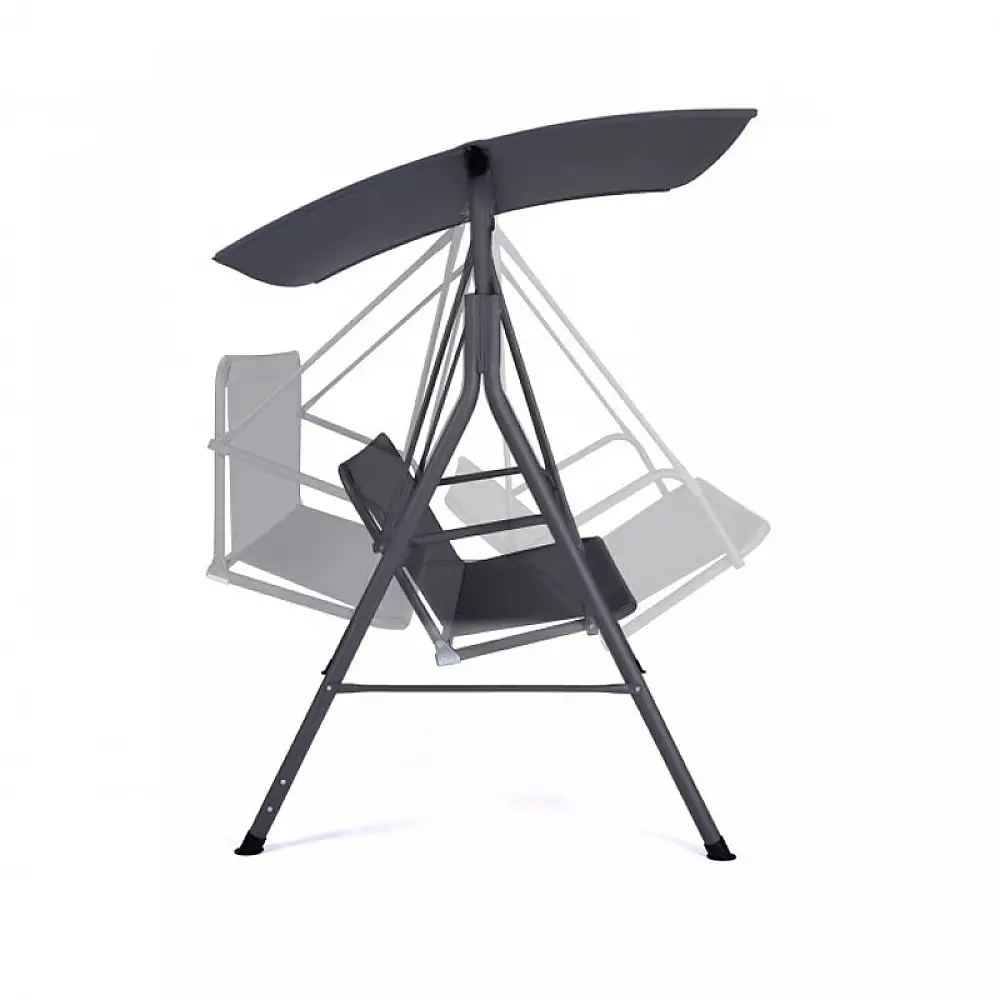 Μεταλλική Διθέσια Κούνια Εξωτερικού Χώρου με Κεκλιμένη Οροφή 170 x 120 x 154 cm Inkazen 40044268