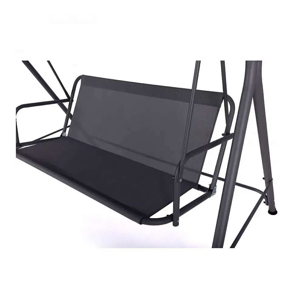 Μεταλλική Διθέσια Κούνια Εξωτερικού Χώρου με Κεκλιμένη Οροφή 170 x 120 x 154 cm Inkazen 40044268