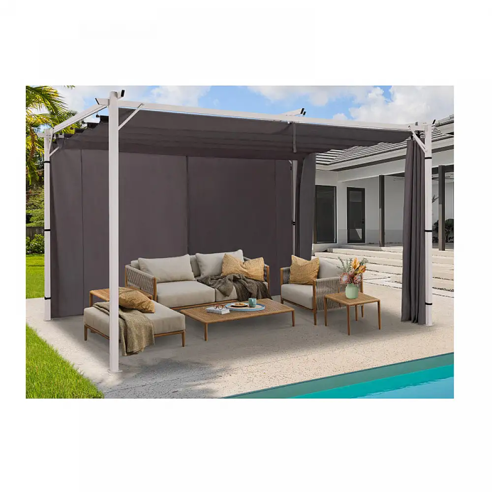 Κουρτίνα Πέργκολας με Ράγα 290 x 215 cm Inkazen 40031409