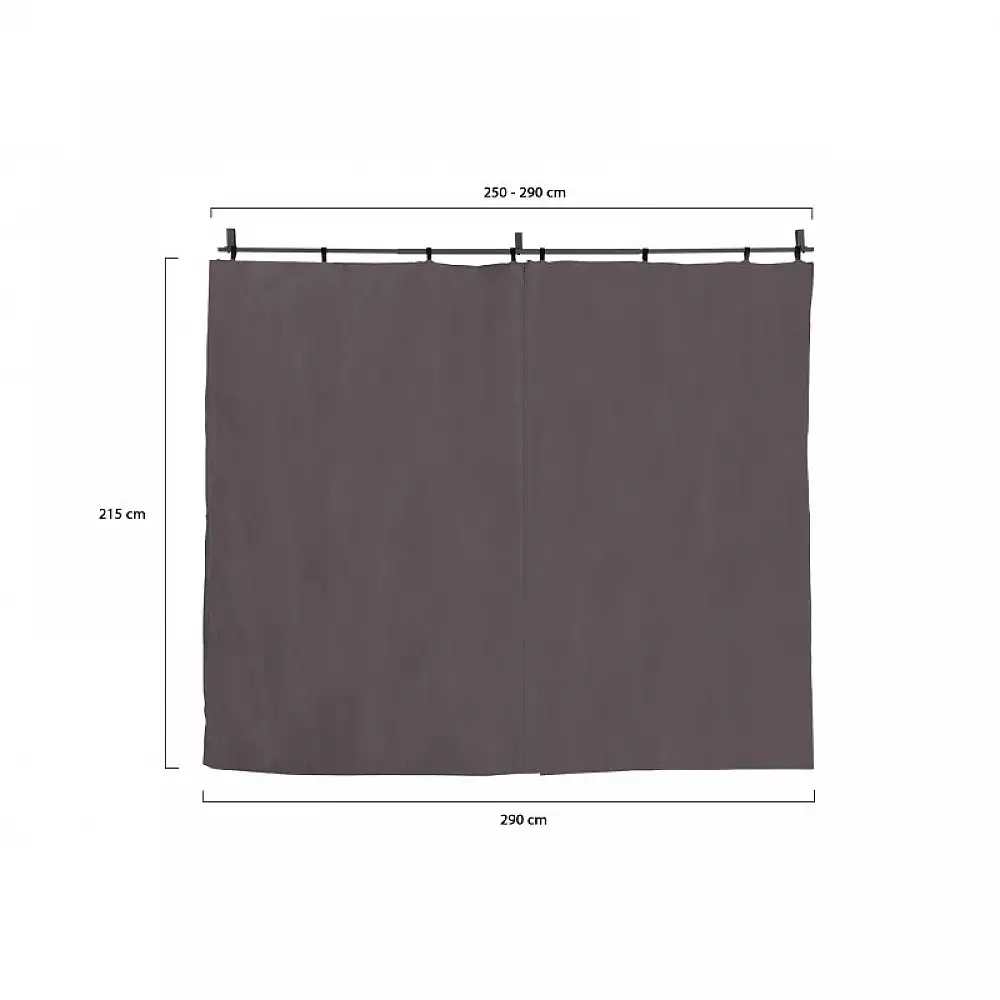 Κουρτίνα Πέργκολας με Ράγα 290 x 215 cm Inkazen 40031409