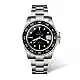 Ρολόι με Μεταλλικό Μπρασελέ Unisex Diver Forest Steinmaster Μαύρο 030027
